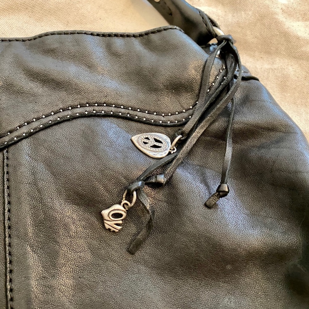 Black Leather Lucky Brand Purse - Picture 2 of 5